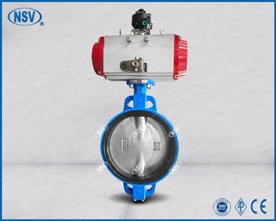 वायवीय संकेंद्रित तितली वाल्व